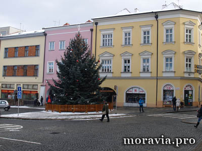 Зимний туризм в Моравии.